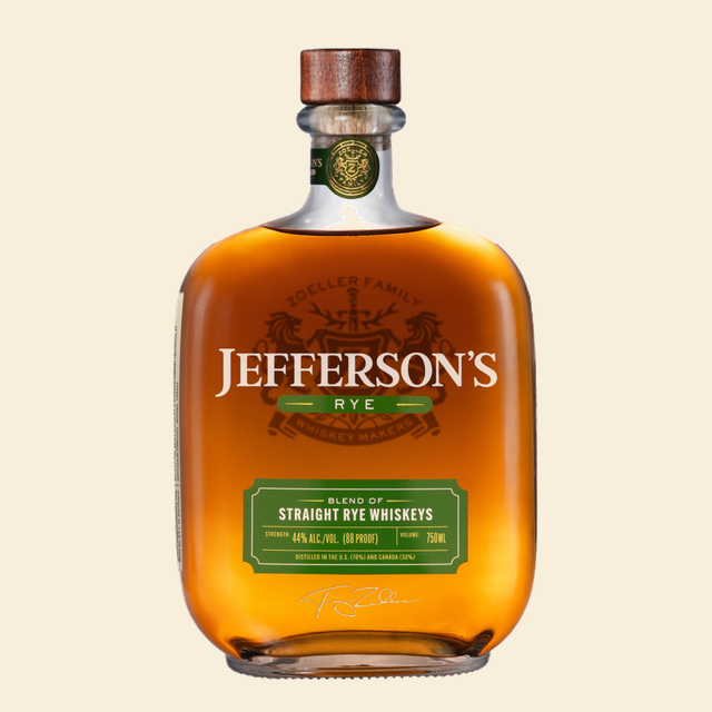 Jefferson's Bourbon or Rye 750ml